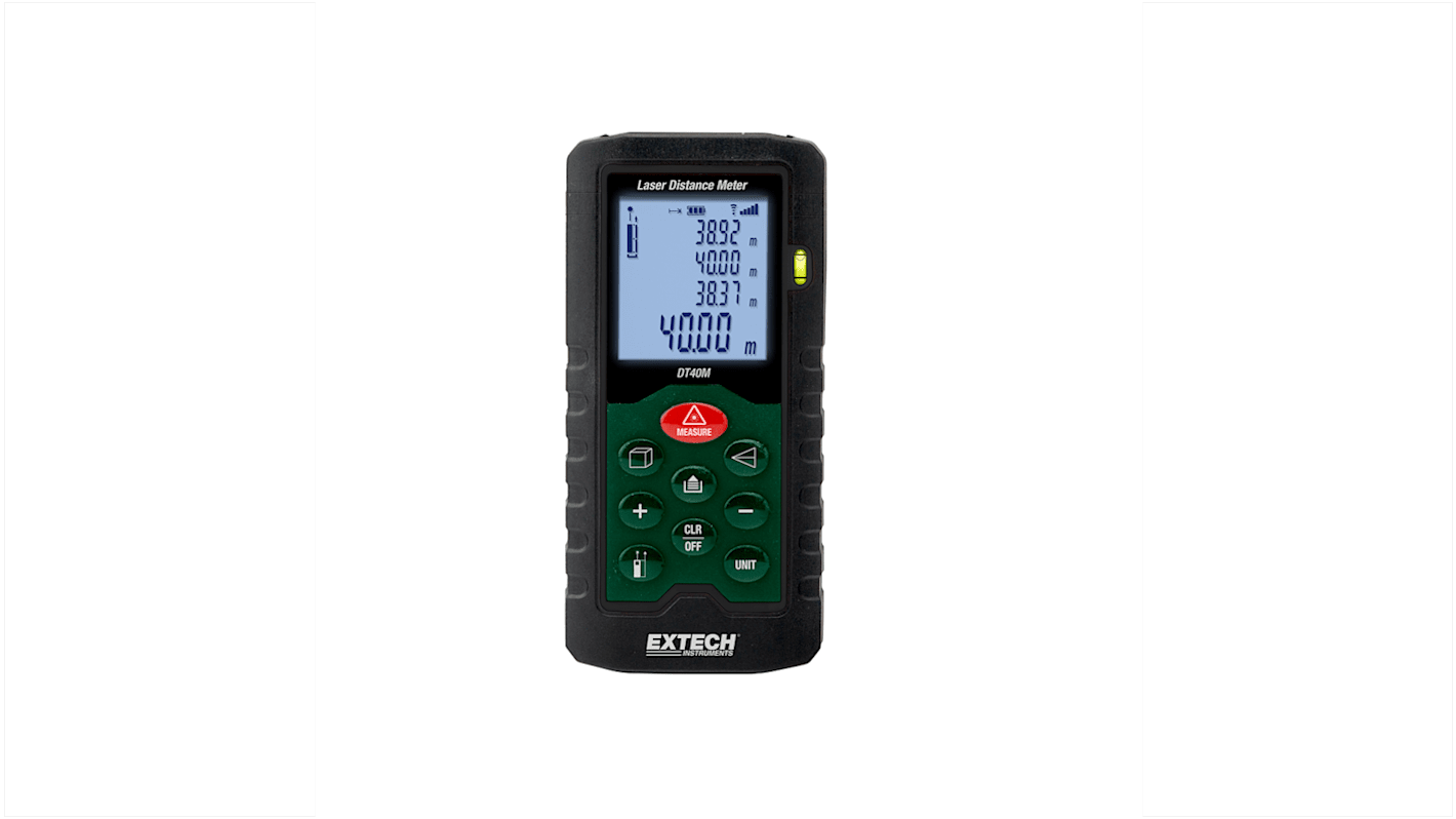 Extech DT40M Laser Measure, 40m Range, ±0.08 Accuracy