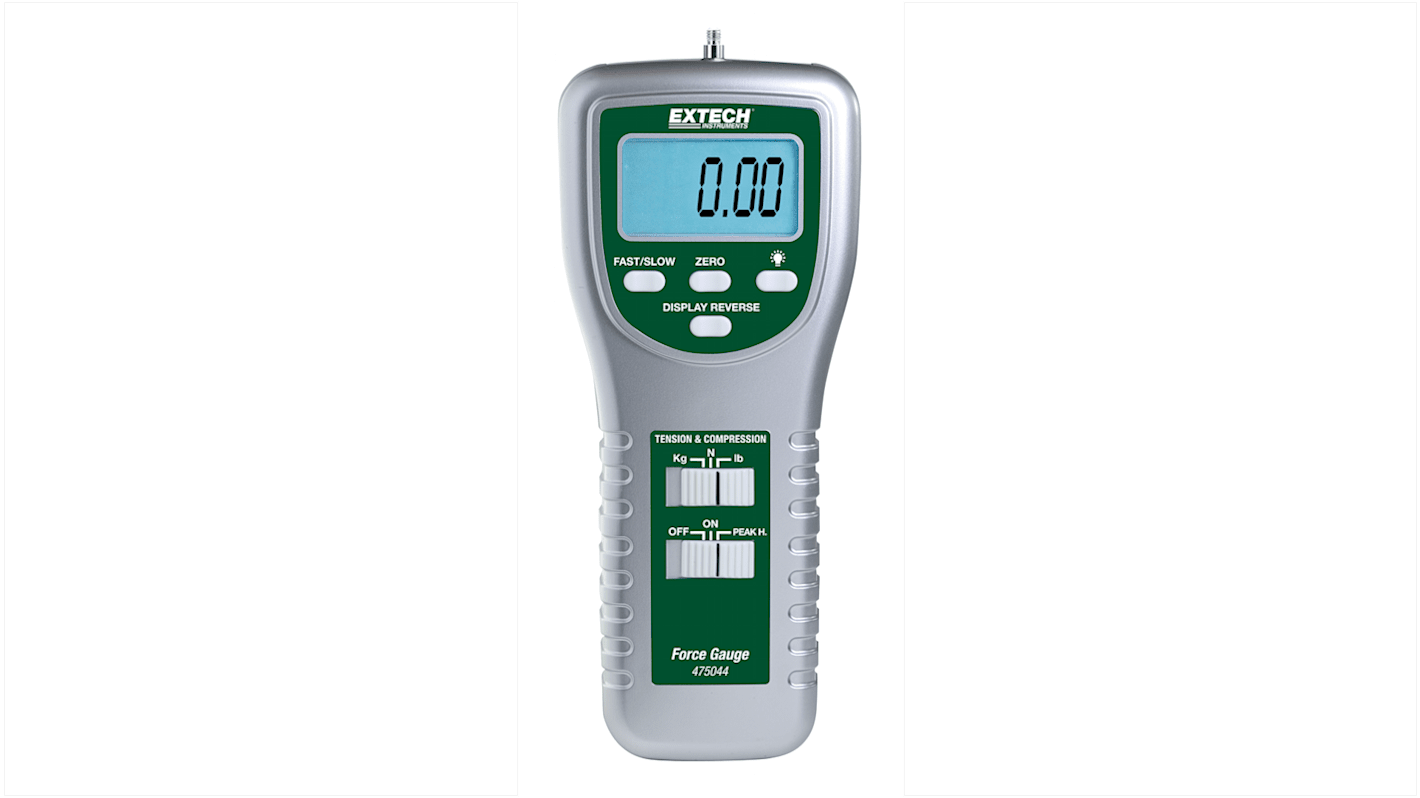 Dinamómetro Extech 475044-NIST, medición hasta 20kg, precisión ±0,5 %