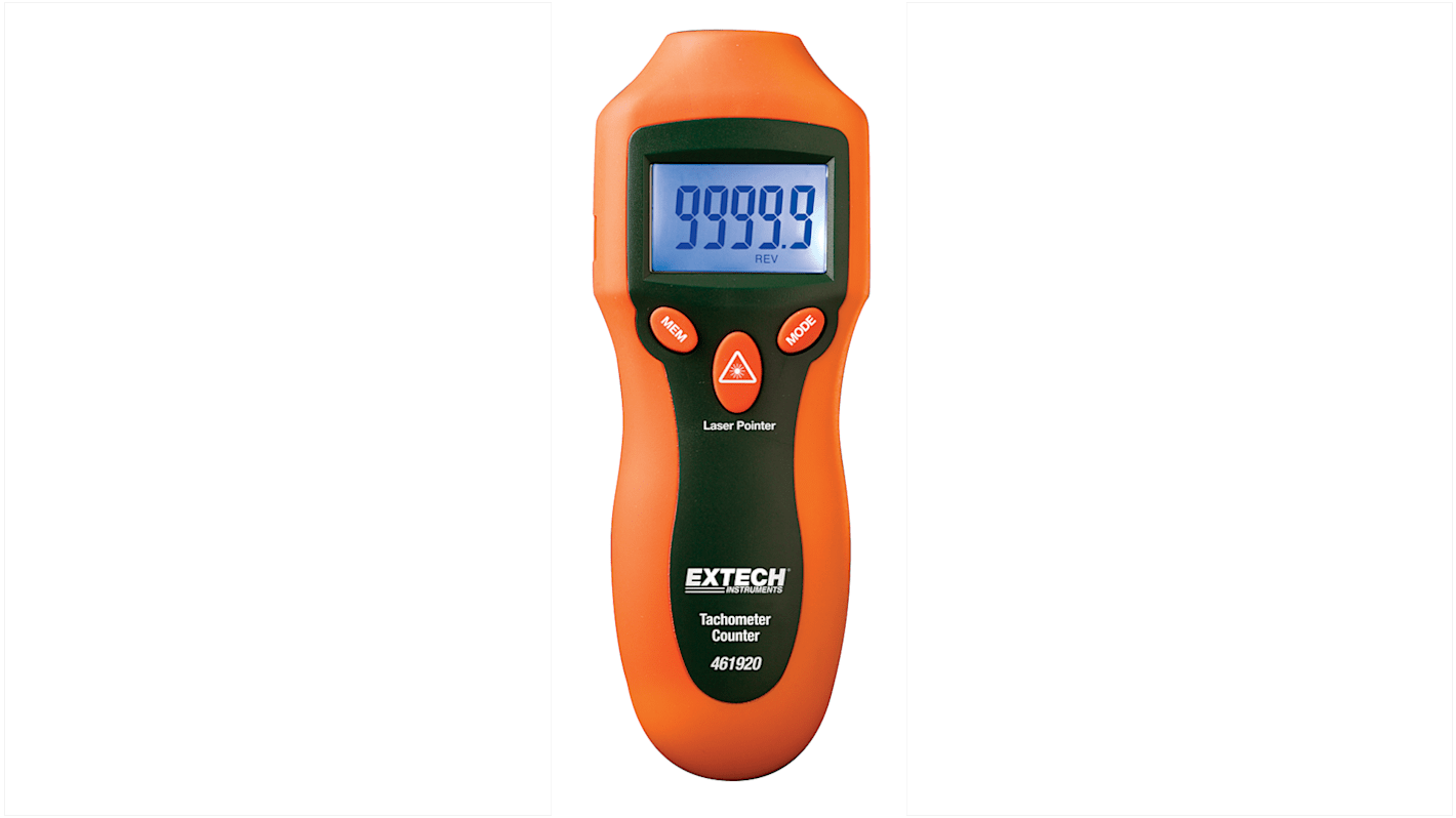 Extech Tachometer Best Accuracy ±0.05 % - LCD 99999rpm