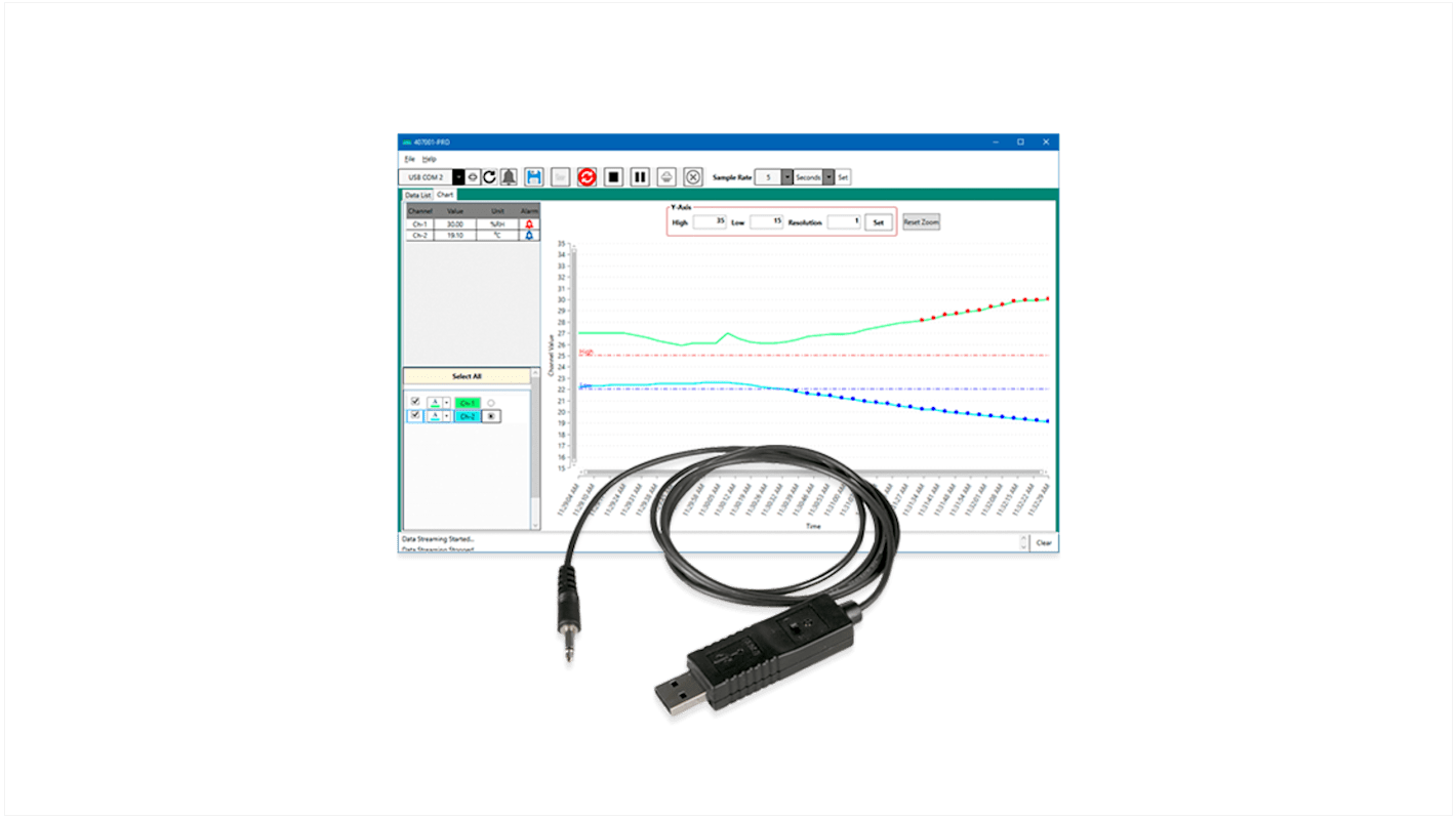 Extech Software für Kompatibel mit Windows