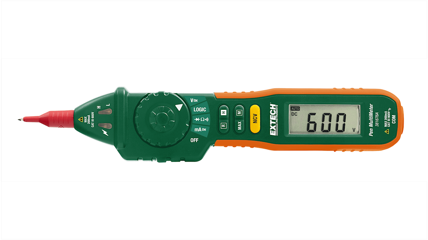 Extech 381676A数字万用表, 最大600V 交流, 最大600V 直流