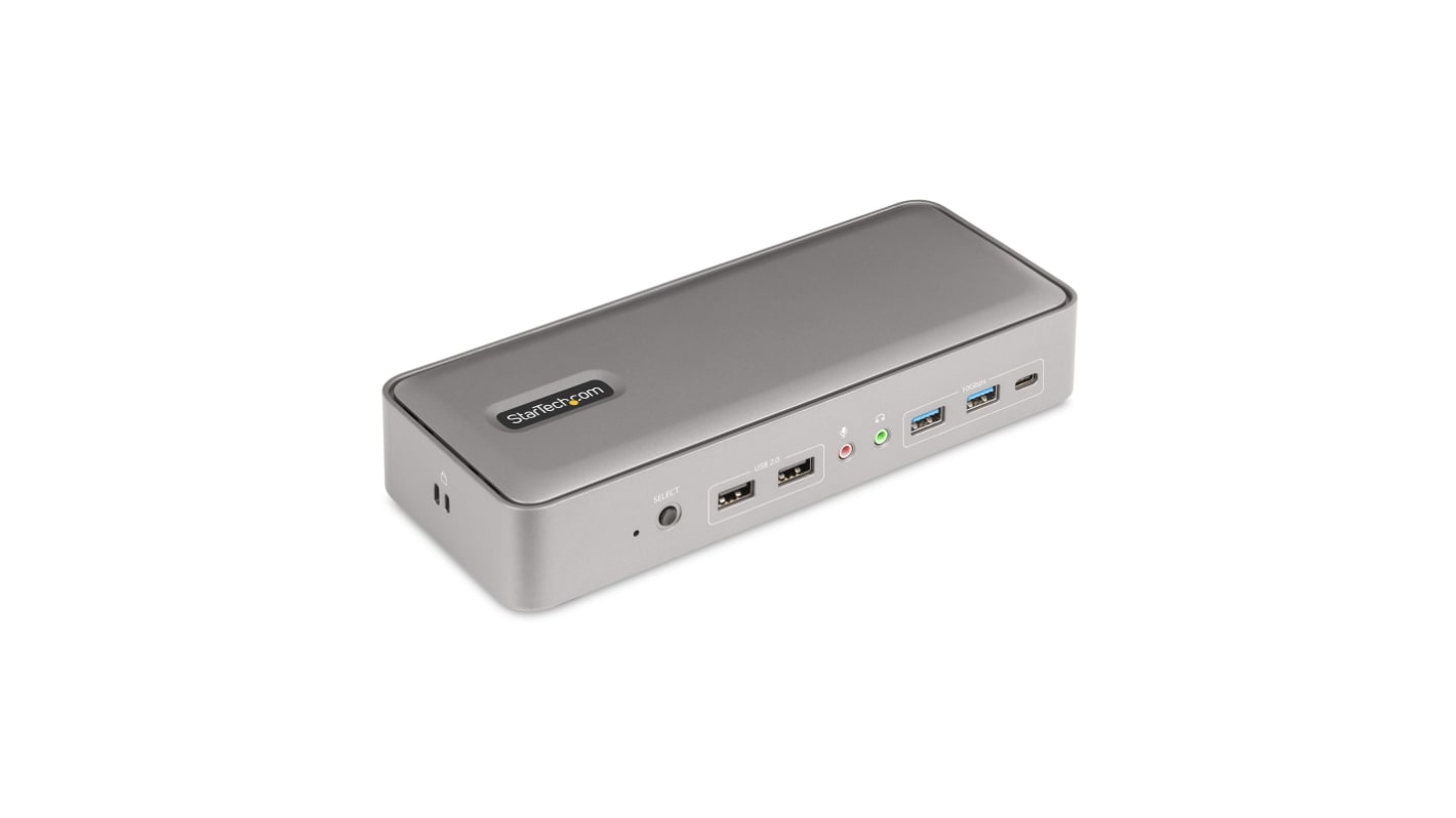 StarTech.com Dual Monitor 4K USB-C Docking Station with DisplayPort - 5 x USB ports, USB A, USB C