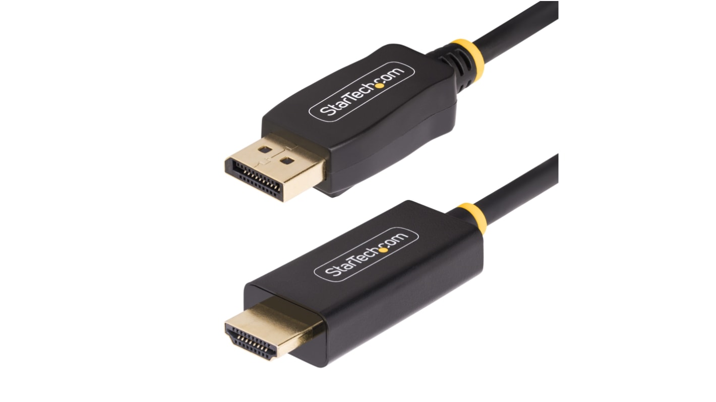3F-DP-HDMI-4K60-HDR | StarTech.com Male DisplayPort to Male HDMI, PVC ...