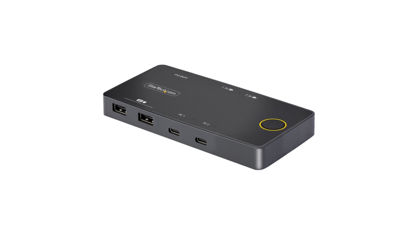 Přepínač KVM, HDMI 2portový USB, počet zobrazení: 1 1 StarTech.com, video připojení: HDMI