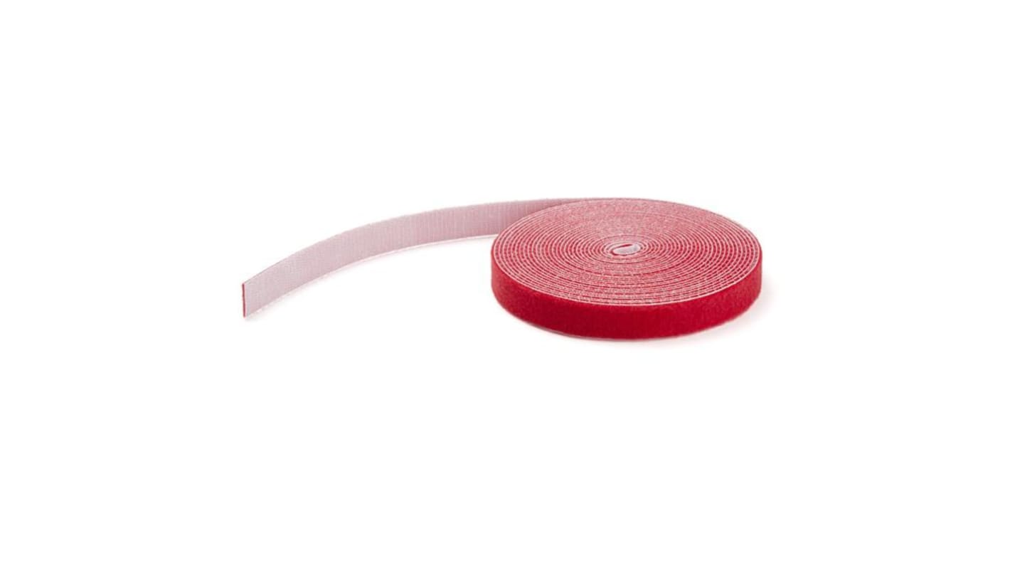 StarTech.com Red Hook & Loop Tape, 7.6m x 19mm