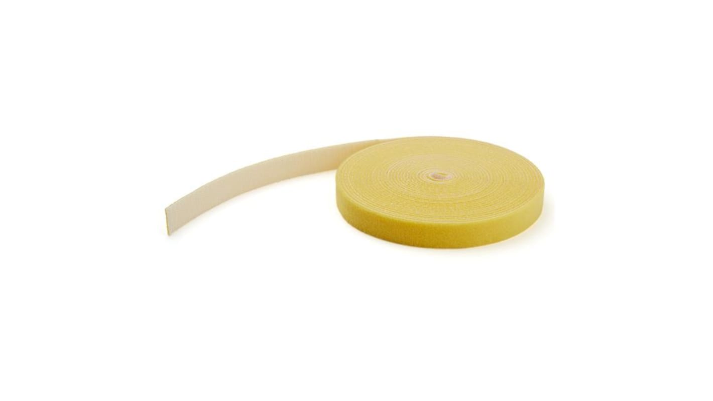 StarTech.com Yellow Hook & Loop Tape, 15.2m x 19mm