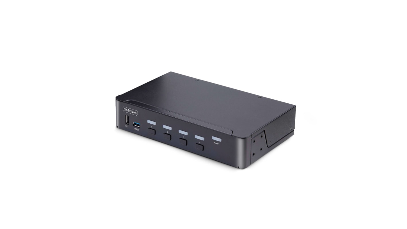 Przełącznik KVM 3.5 mm Stereo D86A2-4-PORT-8K-KVM, 4-portowy USB 1 1, StarTech.com DisplayPort