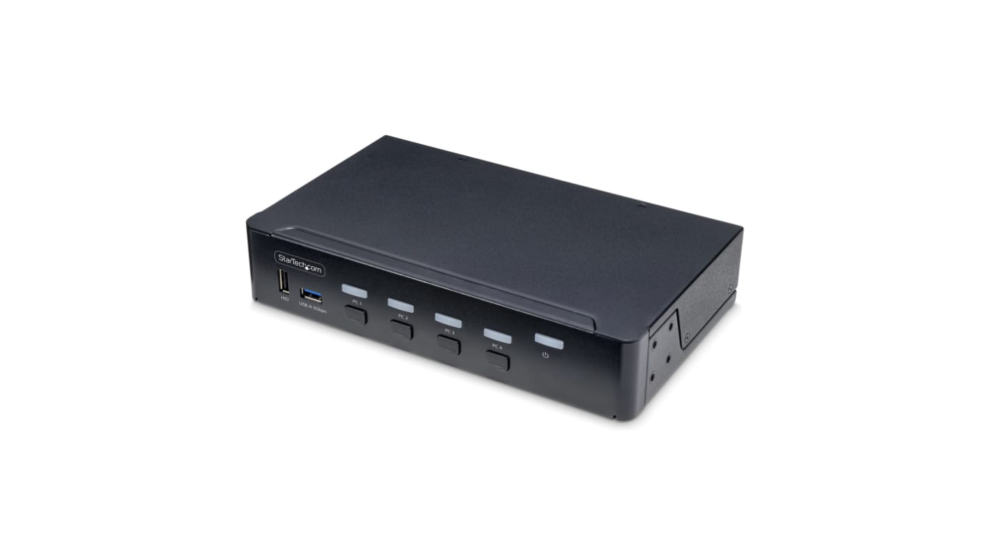Przełącznik KVM 3.5 mm Stereo P4AD122-KVM-SWITCH, 4-portowy USB 1 1, StarTech.com DisplayPort