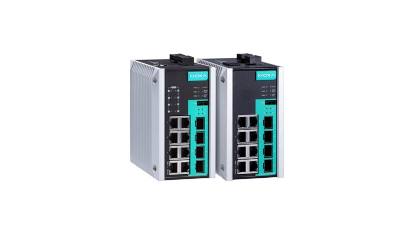MOXA EDS-G512E-4GSFP, Managed 12 Port Ethernet Switch