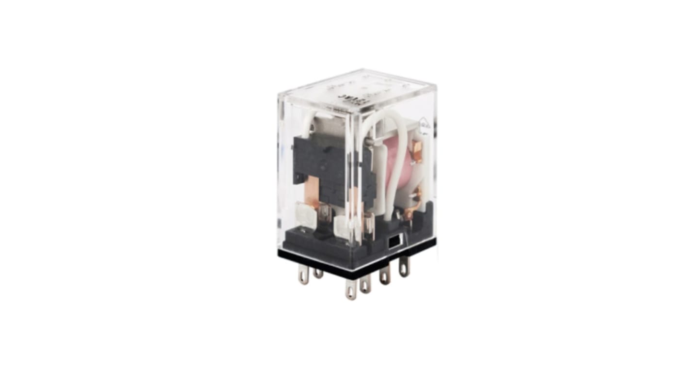 Omron Surface Mount Power Relay, 100 → 110V dc Coil, 5A Switching Current, DPDT
