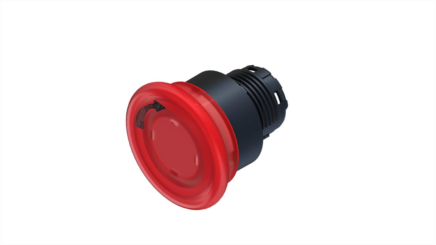 RS PRO Twist Release Illuminated Emergency Stop Push Button, Panel Mount, 22.5mm Cutout, IP65
