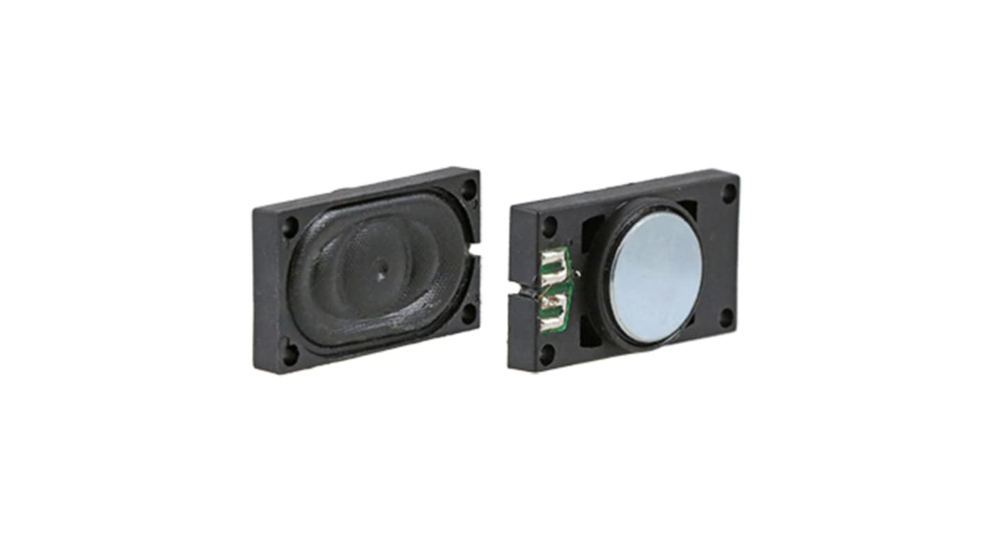 RS PRO 1W微型扬声器, 8Ω, 5mm高, 89dB