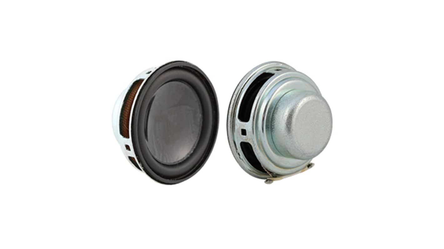 RS PRO 4Ω 3W Miniature Speaker 40mm Dia. , 40 x 21mm