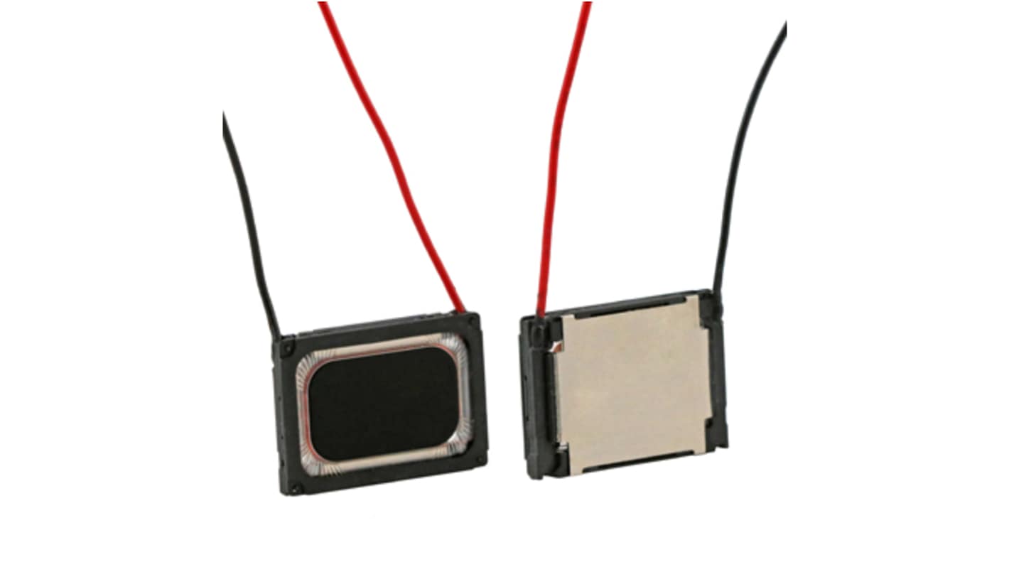 RS PRO 0.7W微型扬声器, 8Ω, 2.5mm高, 93dB