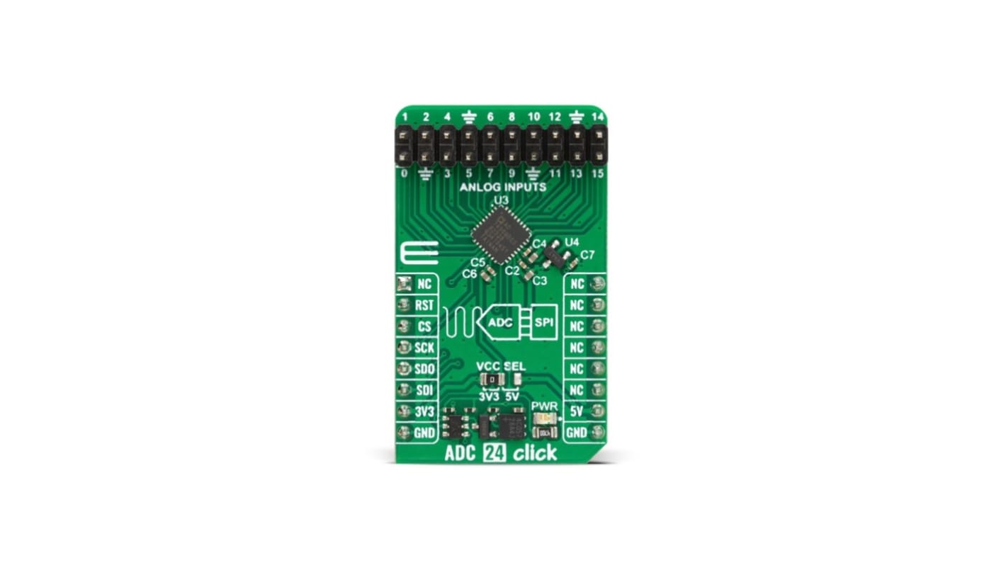 MikroElektronika MIKROE-6039 ADC 24 Click Development Board Signal Conversion Development Kit