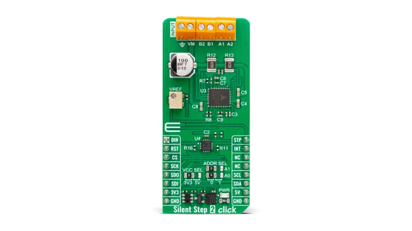 MikroElektronika Add-On Board Stepper Motor Driver for TMC2130 for MikroBUS Socket