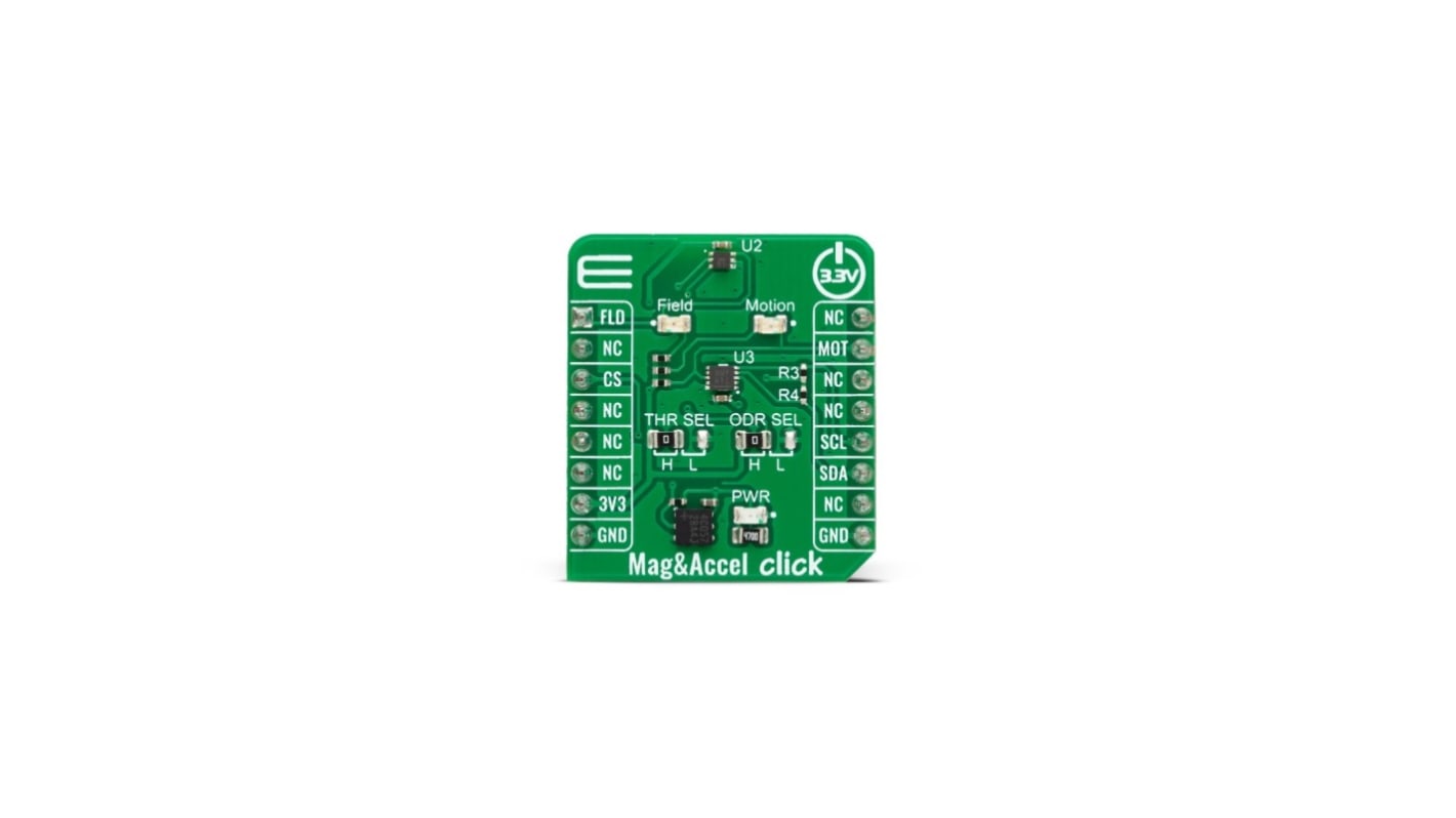 MikroElektronika Add-On Board, 评估测试板 加速计, NMH1000芯片