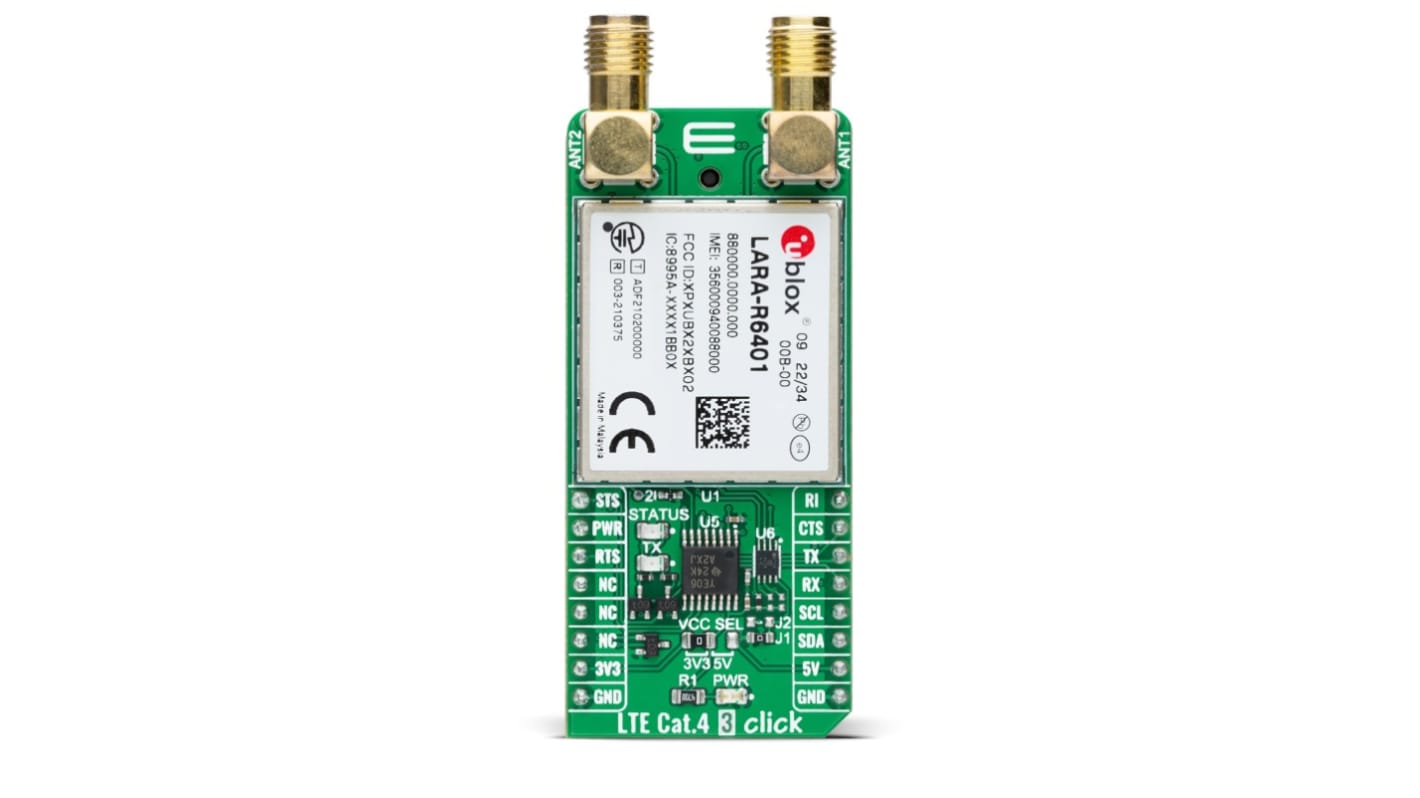 Scheda di sviluppo MikroElektronika Add-On Board, 2600MHz, GPS