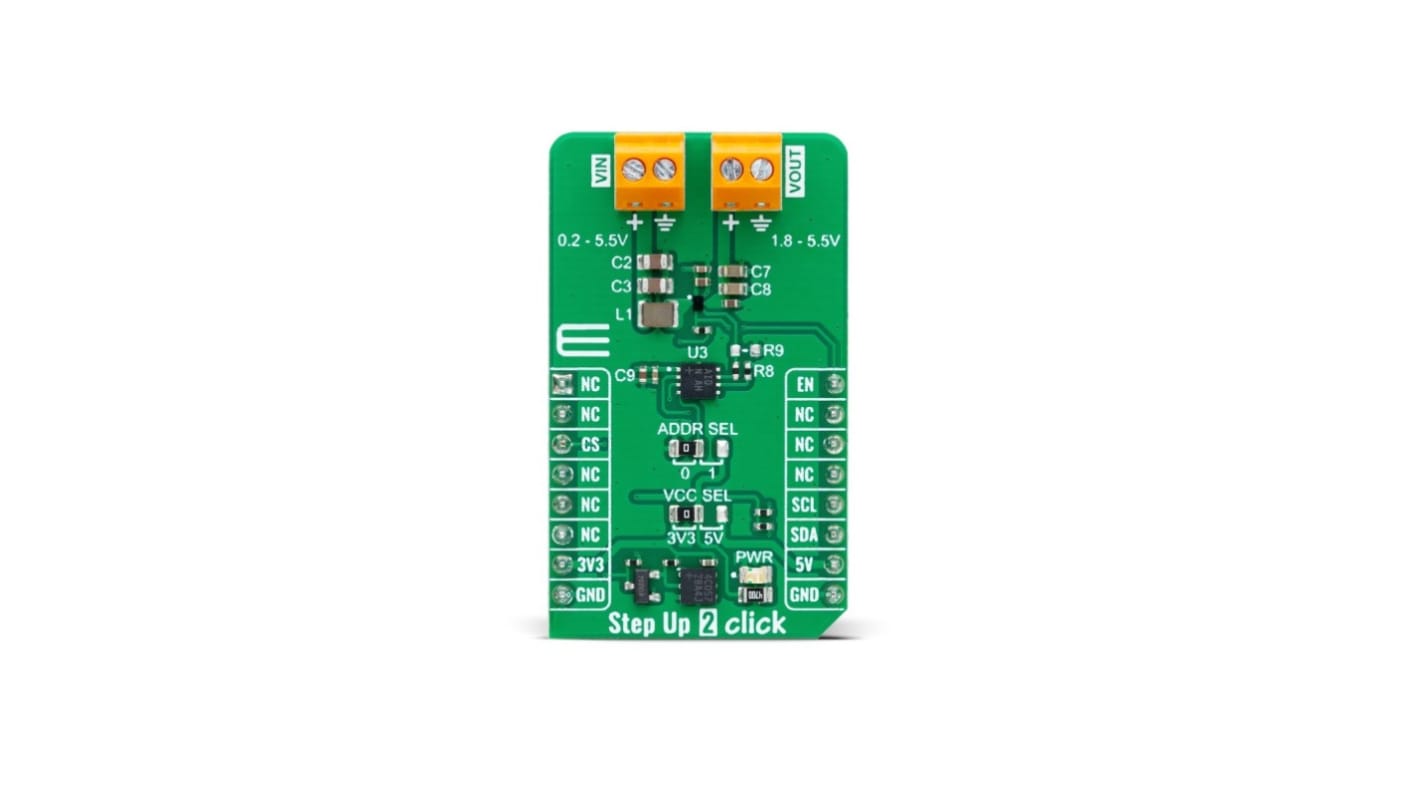 MikroElektronika Add-On Board Boost Controller for TPS61299 for MikroBUS Socket