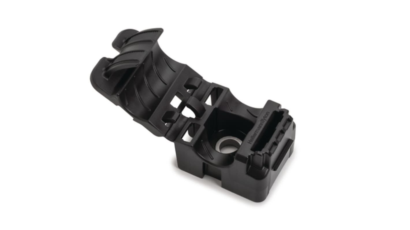 HellermannTyton Black Nylon Clip, 19.56mm Max. Bundle