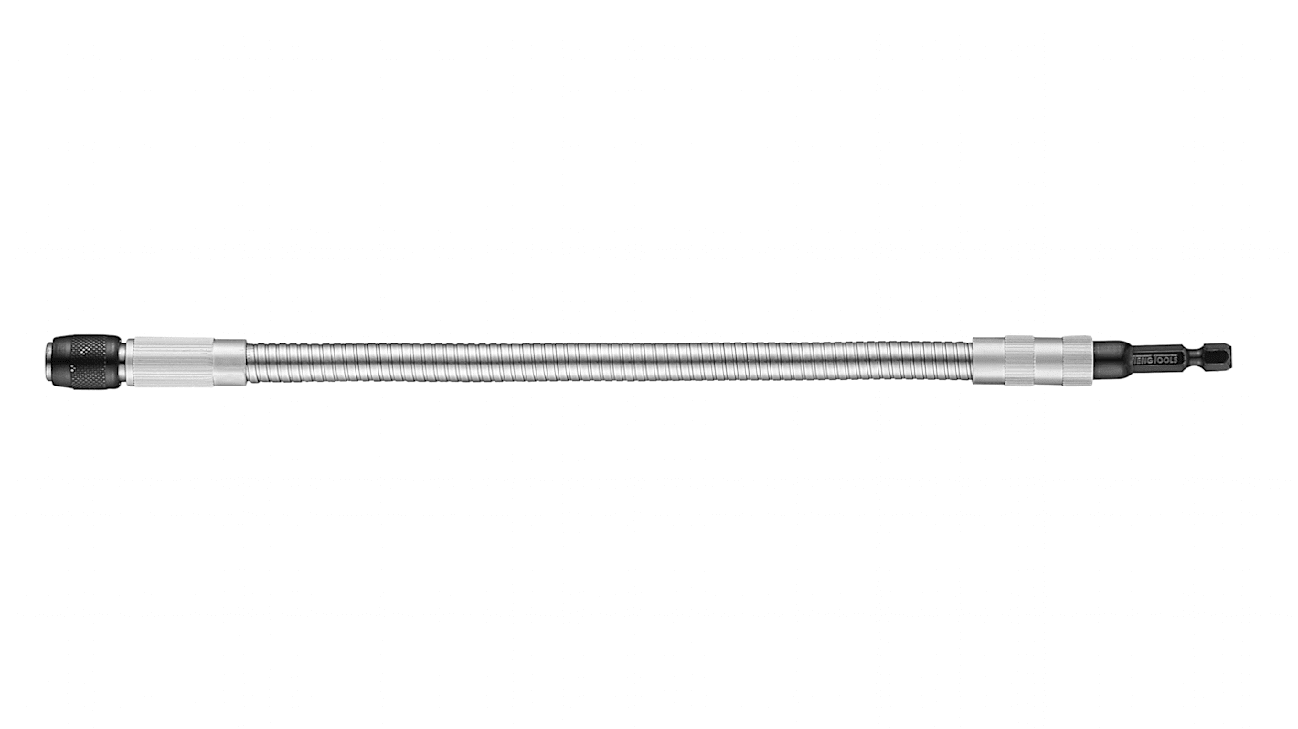 Teng Tools Round Bit Holder, 1/4 Drive, Hex Drive, 300 mm Overall