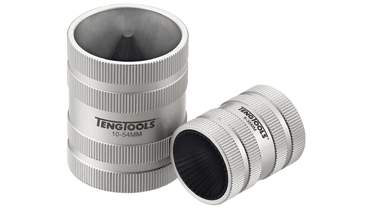 Teng Tools Cylinder Deburring Tool, 54mm Capacity, Aluminium Blade, Pipe Reamer Blade