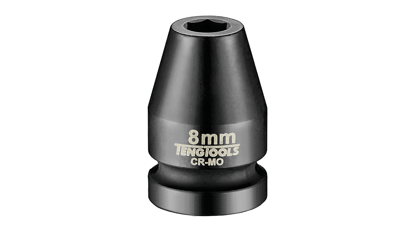 Teng Tools 27mm, 1/2 Drive Impact Socket, 45 mm length