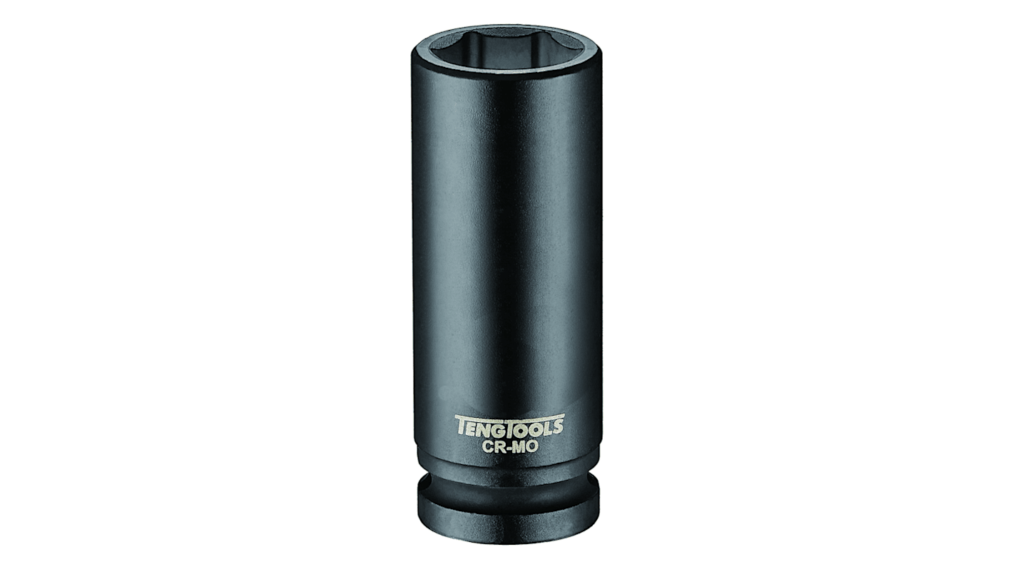 Teng Tools 27mm, 1/2 Drive Deep Impact Socket, 80 mm length