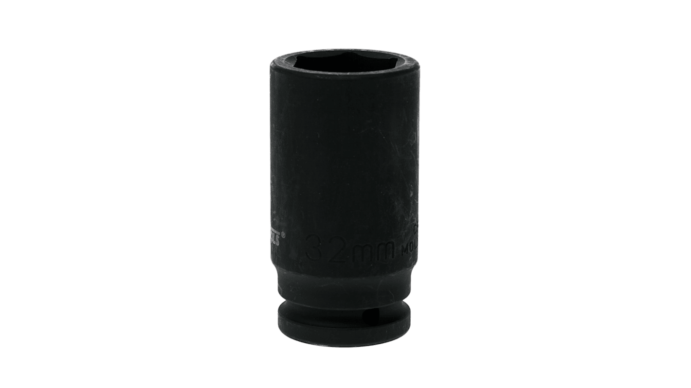 Teng Tools 32mm, 3/4 Drive Impact Socket, 95 mm length