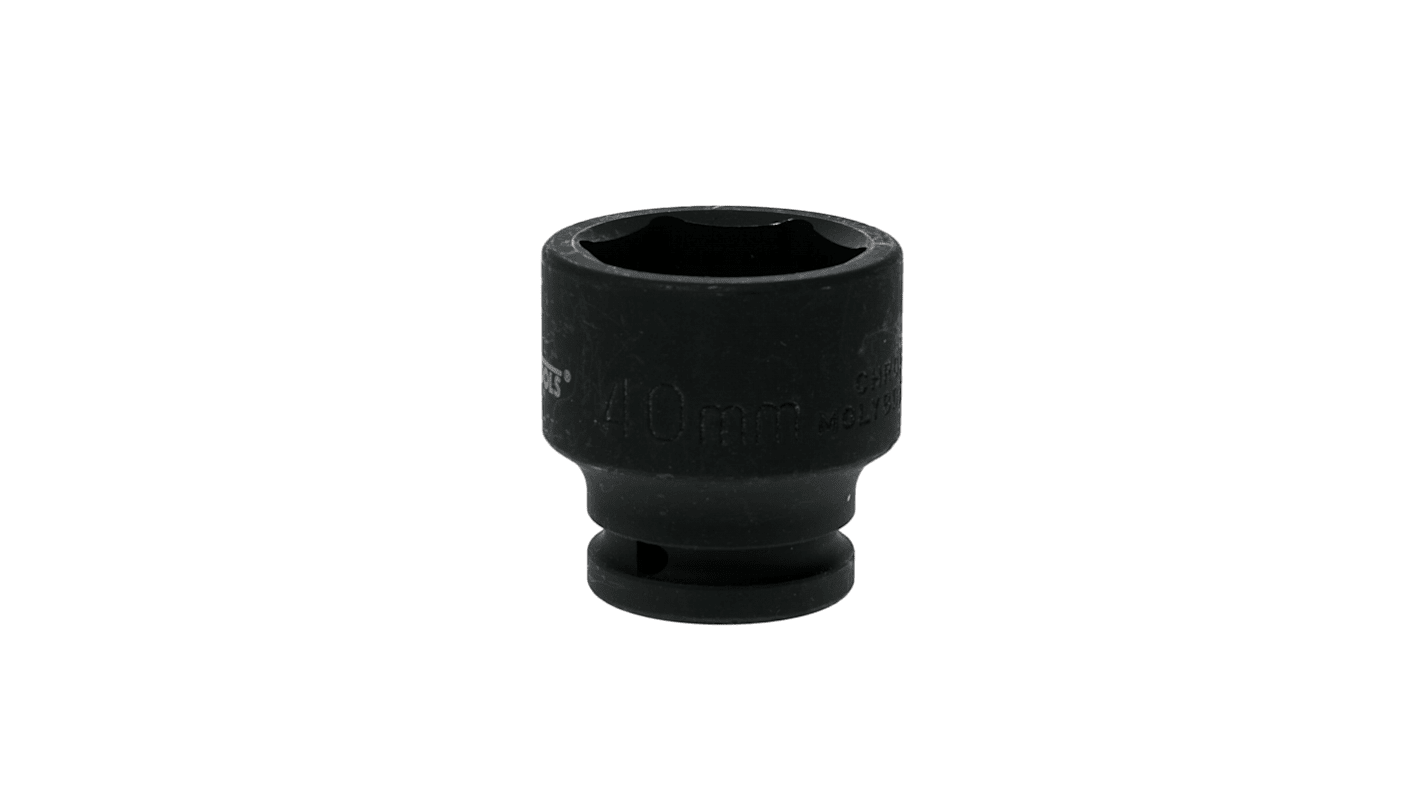 Teng Tools 40mm, 3/4 Drive Impact Socket, 58 mm length
