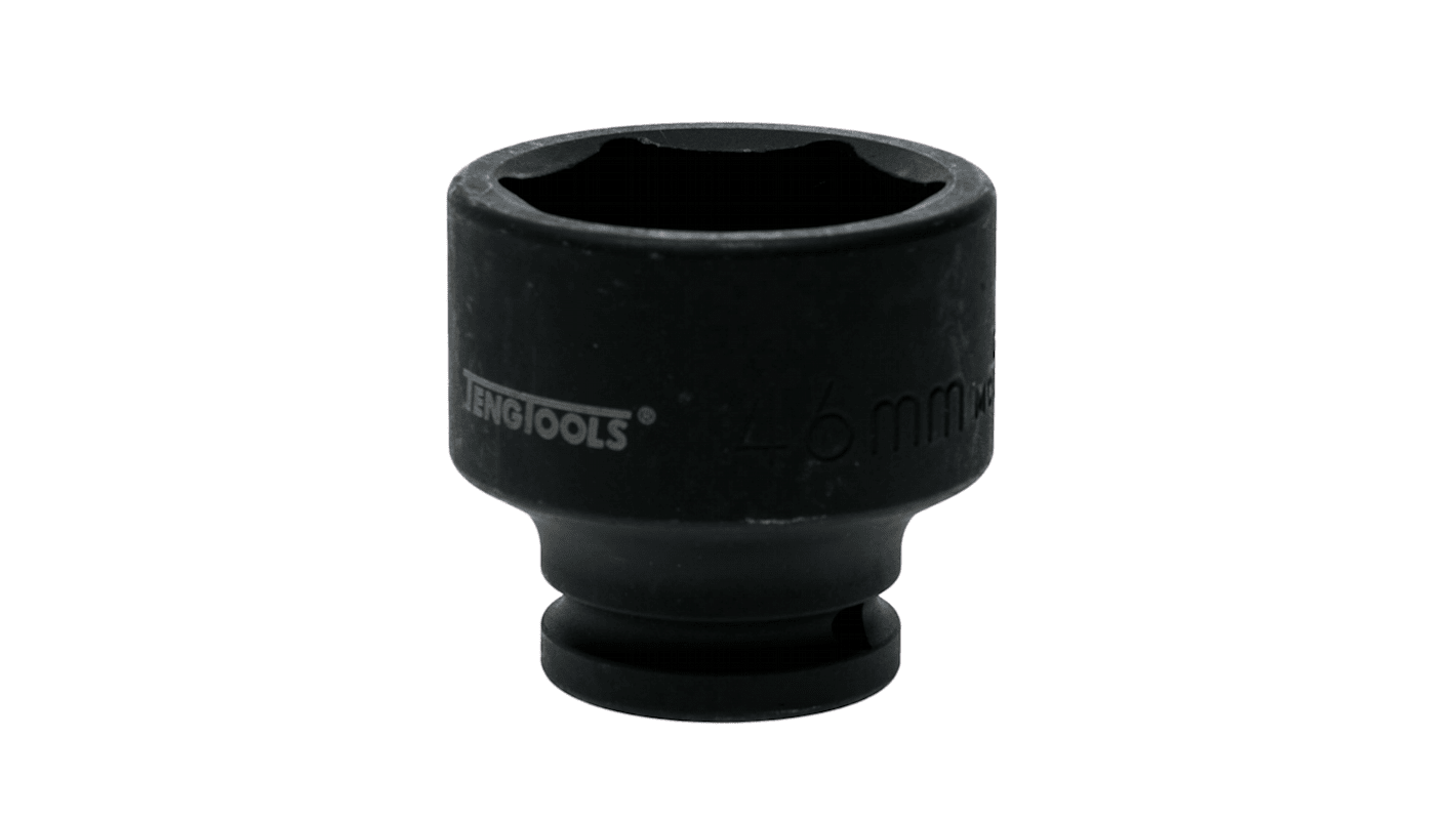 Teng Tools 46mm, 3/4 Drive Impact Socket, 63 mm length