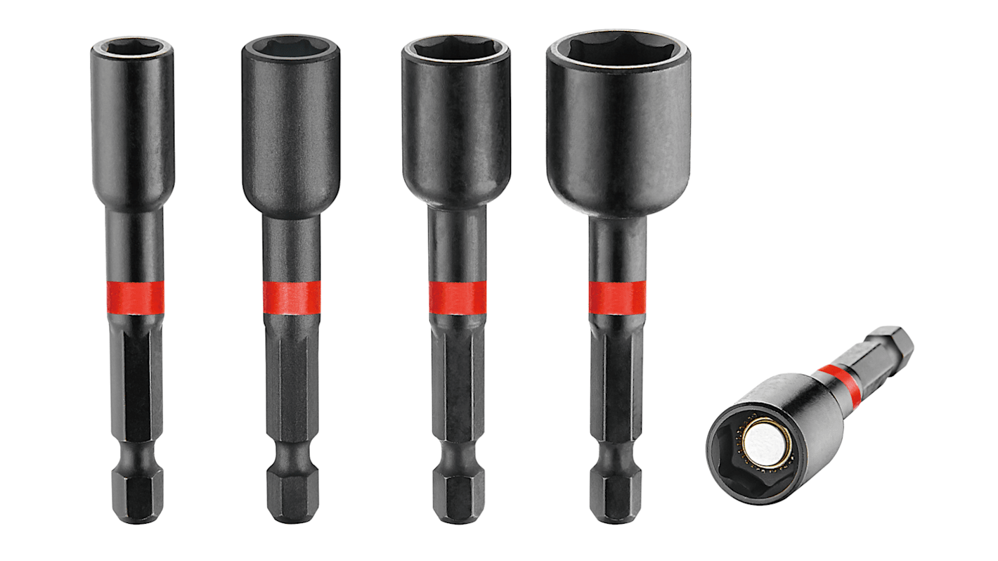 Teng Tools Hexagon Nut Driver, 7 mm Tip, 65 mm Overall
