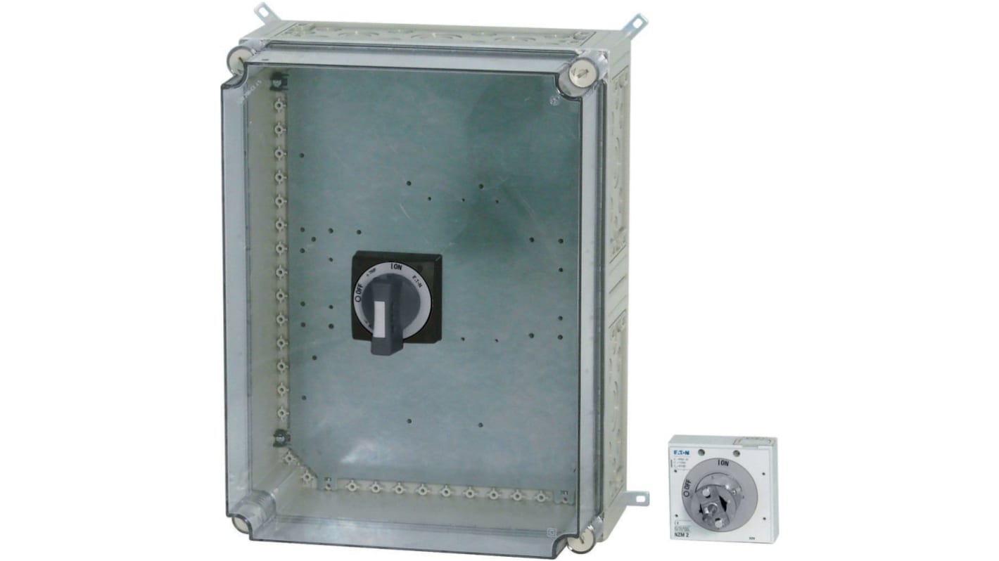 Eaton xEnergy Safety Ci Series Plastic Single-Door-Door Floor Standing Enclosure, Transparent Door, IP65, 500 x 375 x