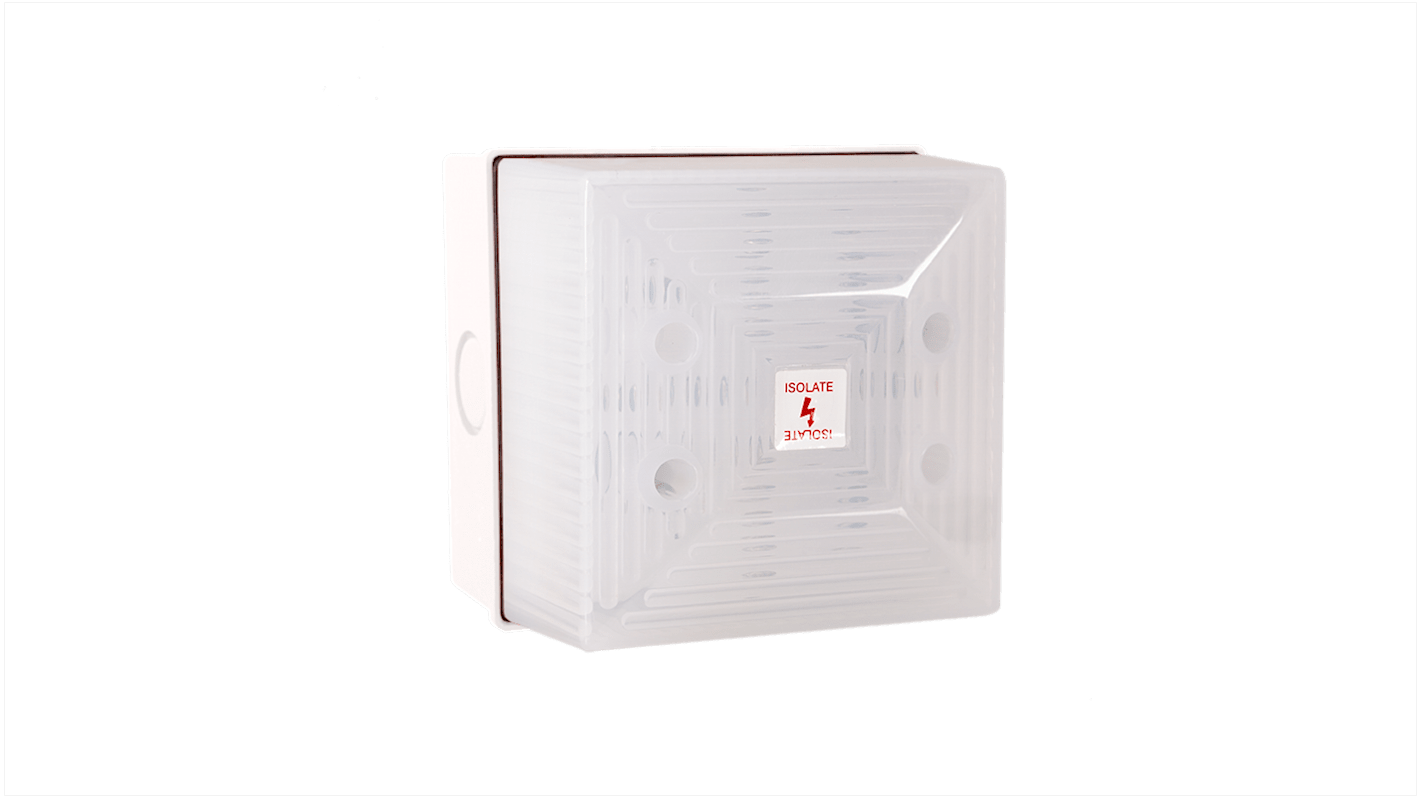 Clifford & Snell FL40 Series Opal Flashing Beacon, 230 V ac, Wall Mount, Xenon Bulb, IP65