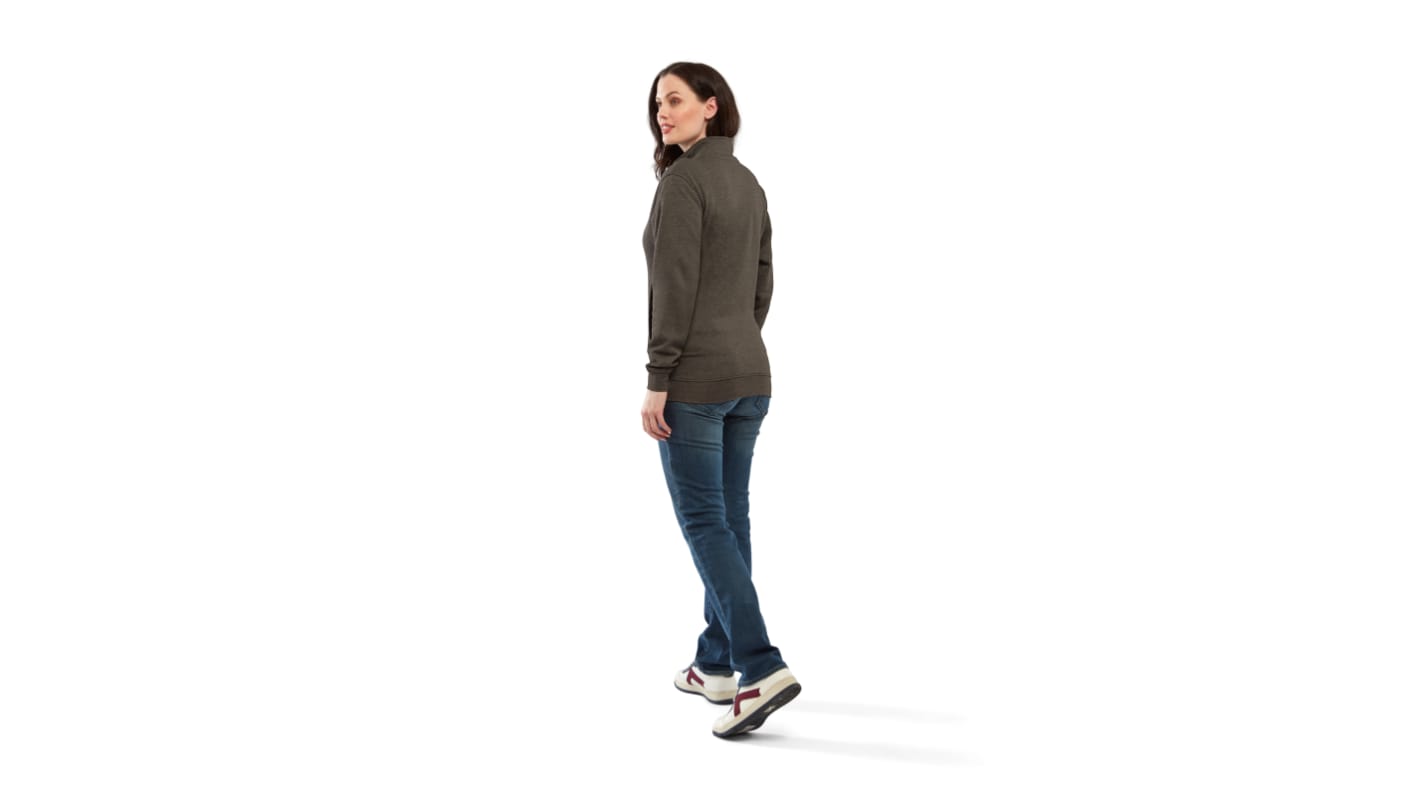 Camicia di felpa Uneek UC502 per  Unisex, col. Nero, L, in 50% Cotone, 50% Poliestere