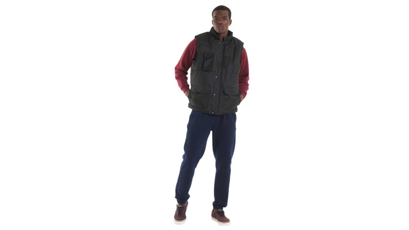 Uneek UC640 Black Water Repellent Bodywarmer, S
