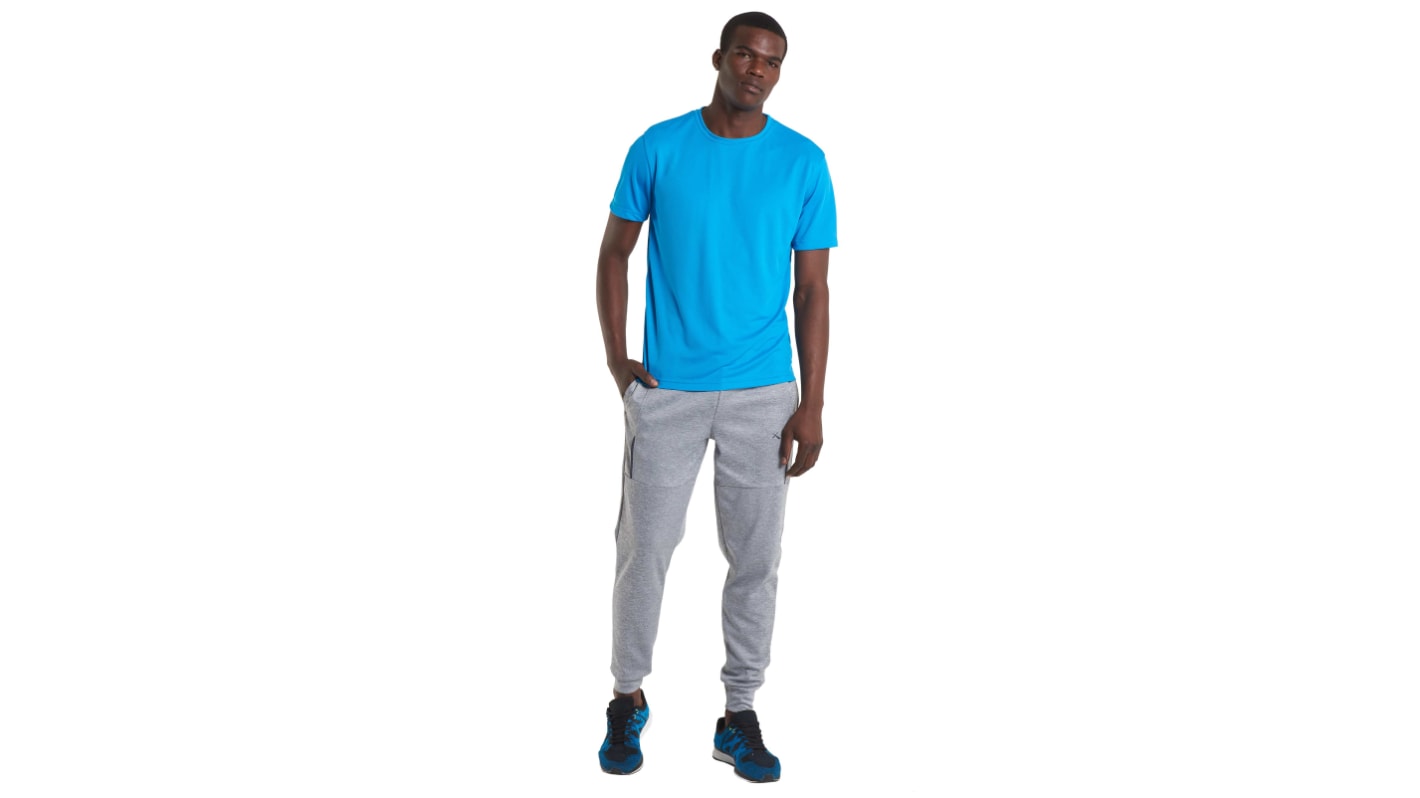 Uneek Black 100% Polyester Short Sleeve T-Shirt, UK- 3XL, EUR- 3XL