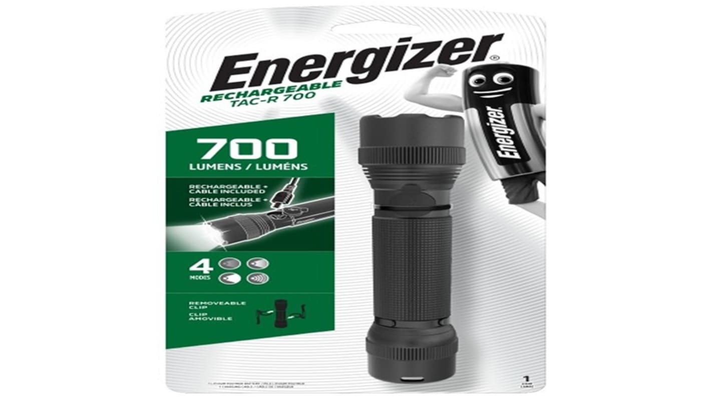 Energizer LED Torch Black - Rechargeable 700 Lumens