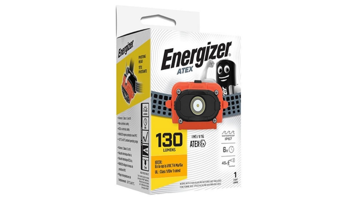 Energizer ATEX LED Head Torch 130 Lumens