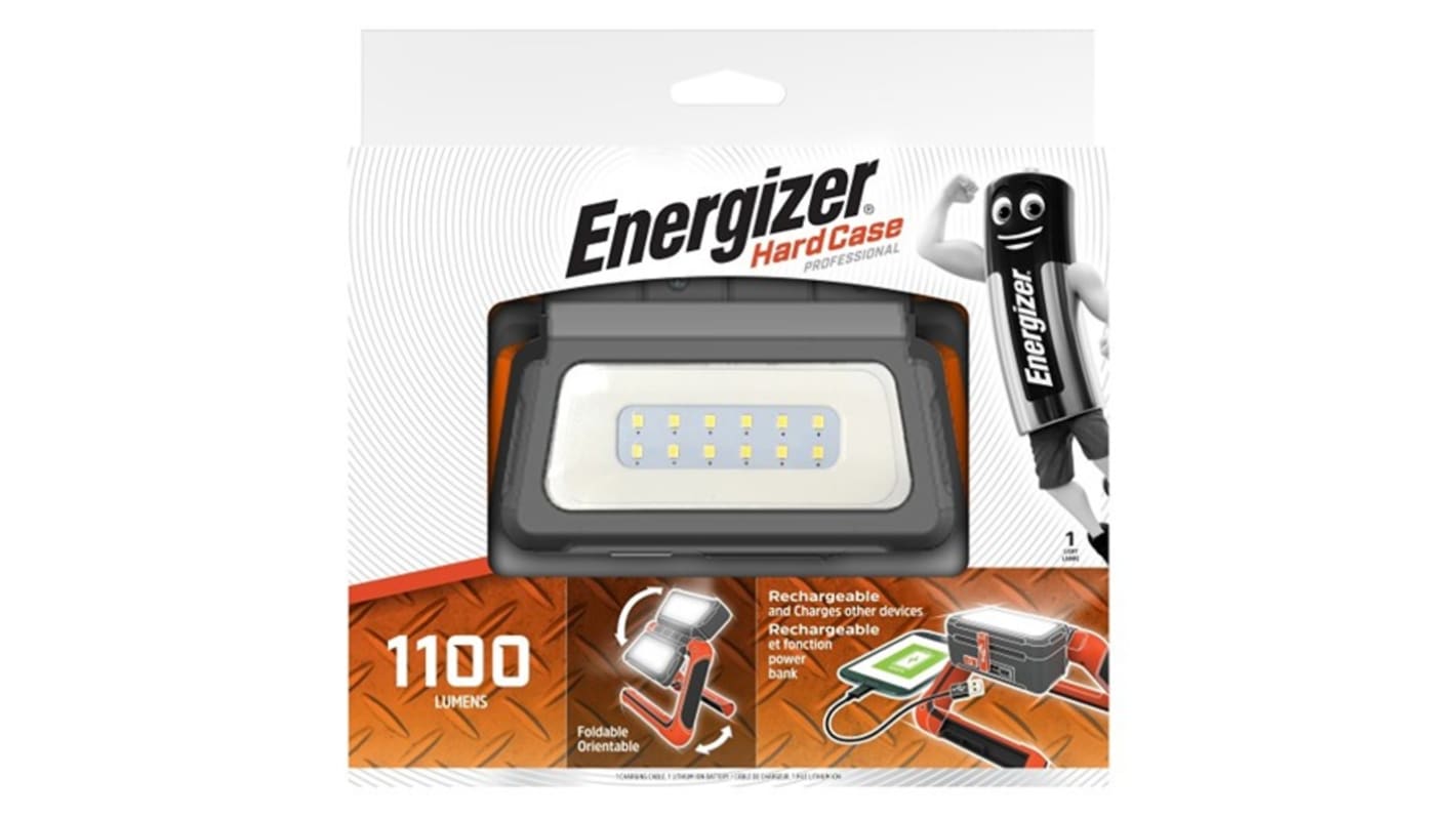 Energizer LED Baustrahler Arbeitsleuchte Akku 1100 Lumen