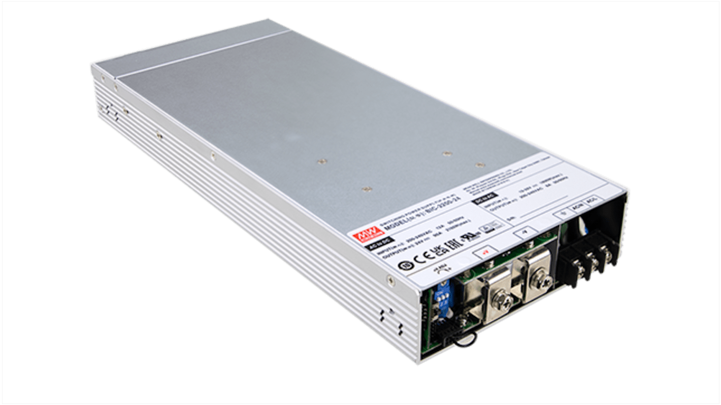 Alimentatore switching MEAN WELL BIC-2200-12, 2.2kW, ingresso , ingresso da 180 to 264V, uscita 12V cc, 180A