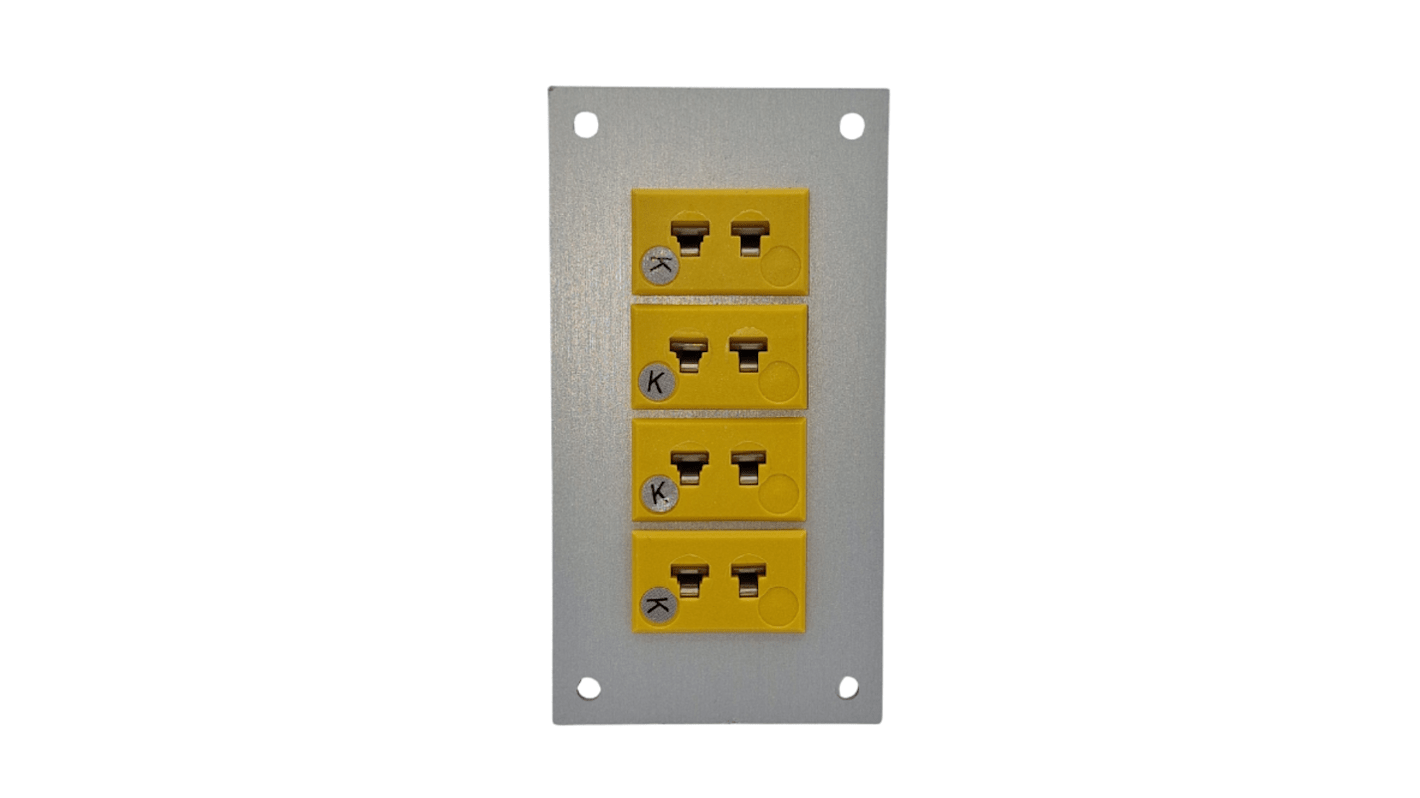 RS PRO Thermocouple Connector Panel, RoHS Standard