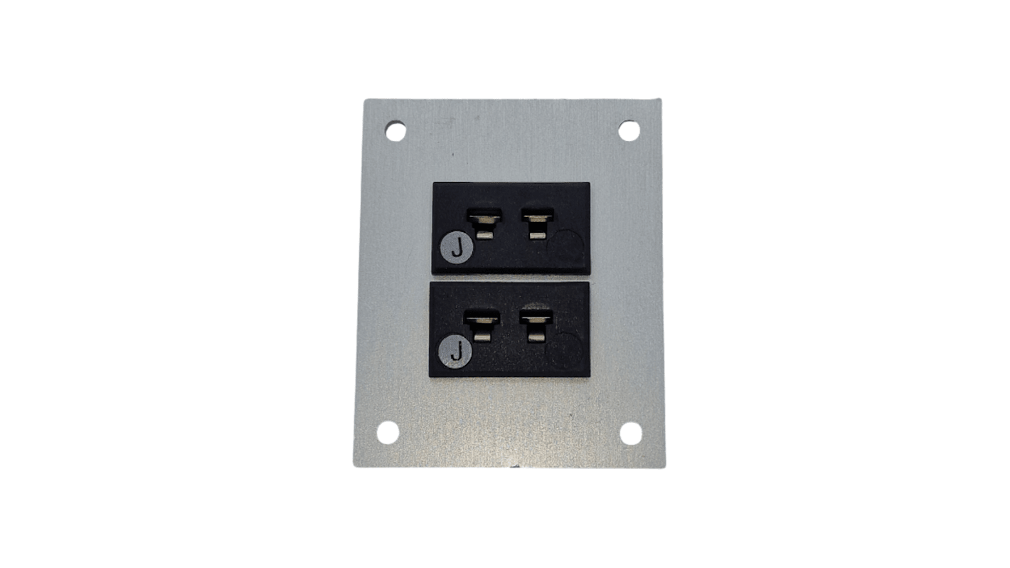 RS PRO Miniature Size Thermocouple Connector Panel for Use with Thermocouple J, RoHS Standard