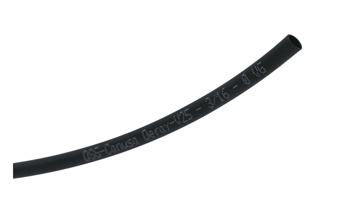 DSG-Canusa Heat Shrink Tubing, Black 2:1 Ratio, DERAY V25 Series