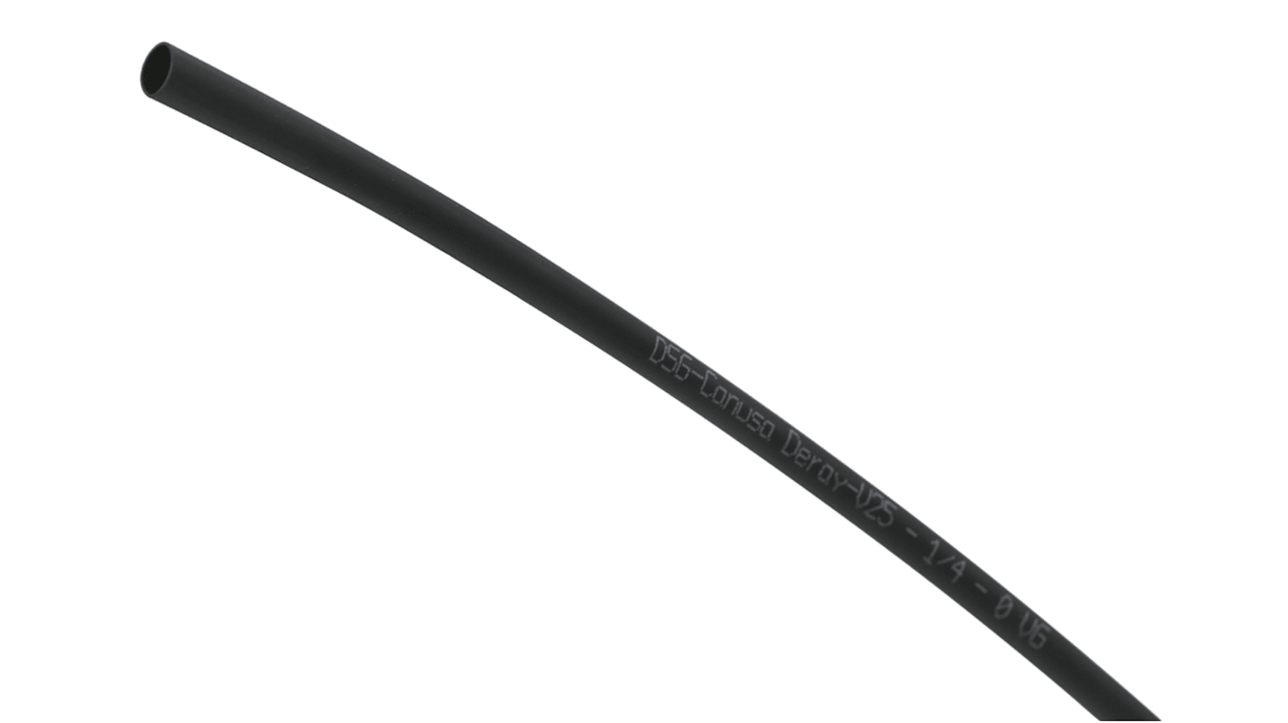 DSG-Canusa Heat Shrink Tubing, Black 2:1 Ratio, DERAY V25 Series