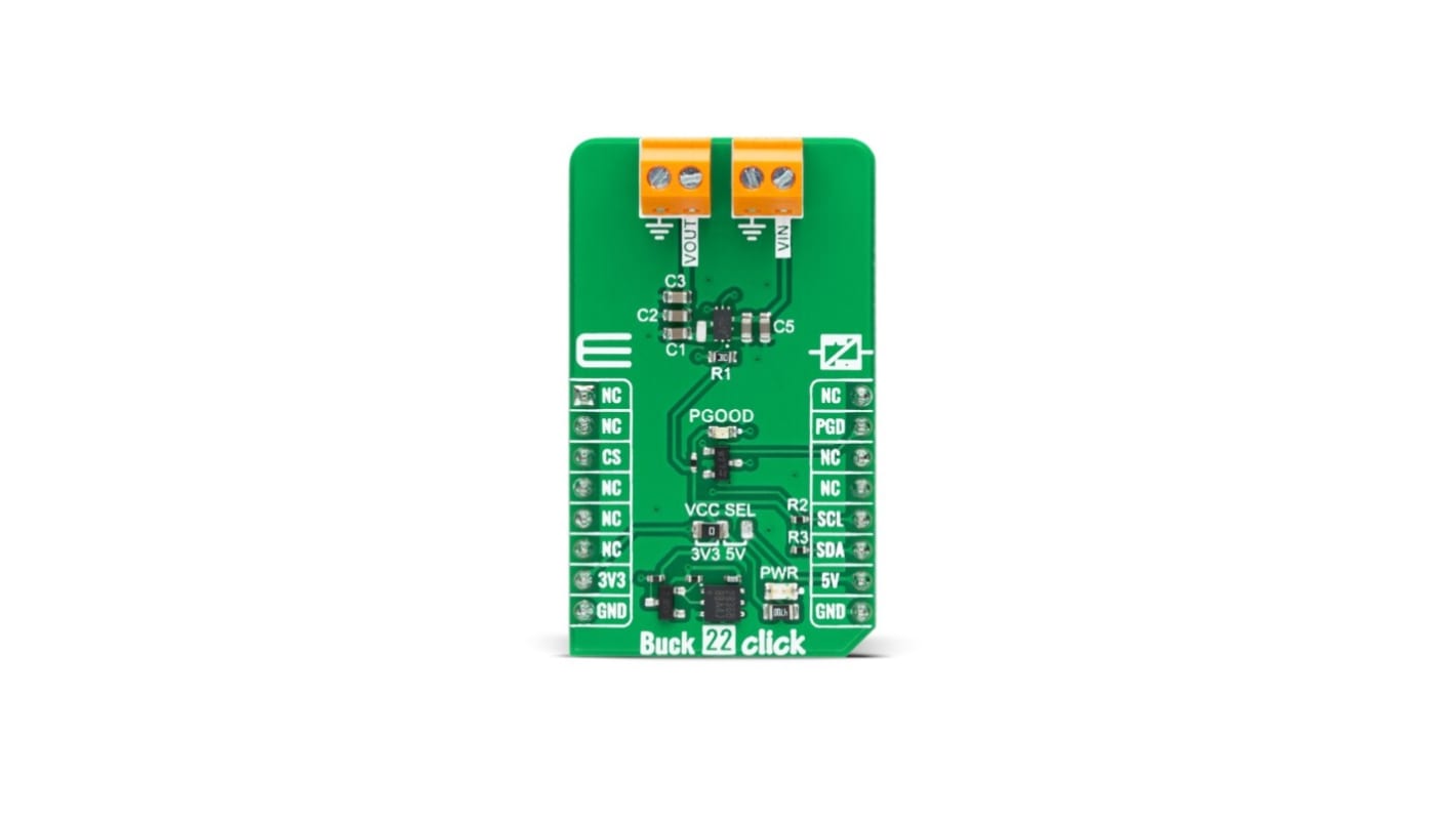 Brand-Rex 電源,モーター / ロボティクス開発ツール, 開発ボード, ステップダウンコンバータ, MIKROE-5446