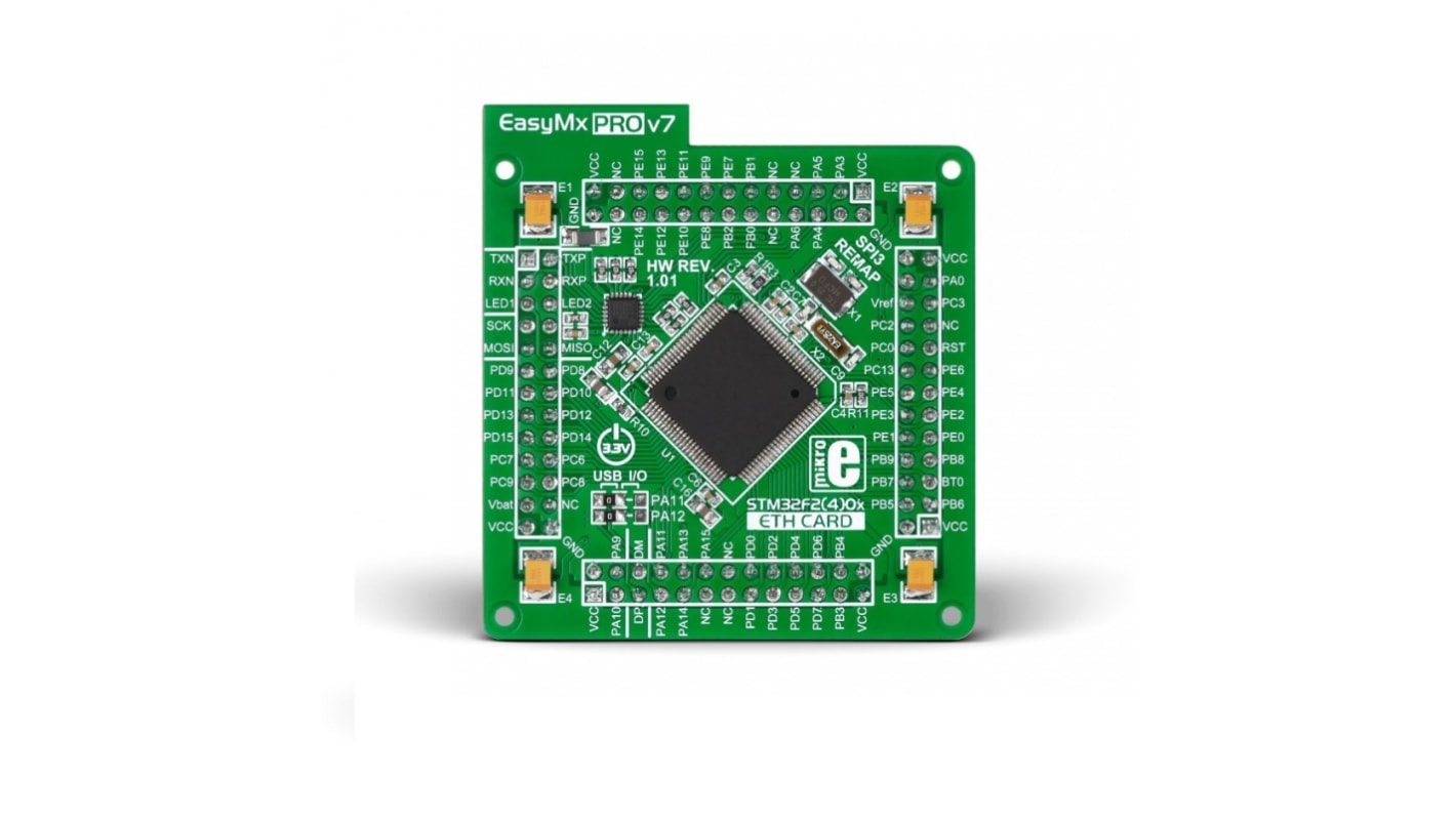 Brand-Rex マイクロコントローラ開発ツール, MCUカード, EasyMx PRO v7 For STM32 MCUcard, マイクロコントローラ, MIKROE-1104