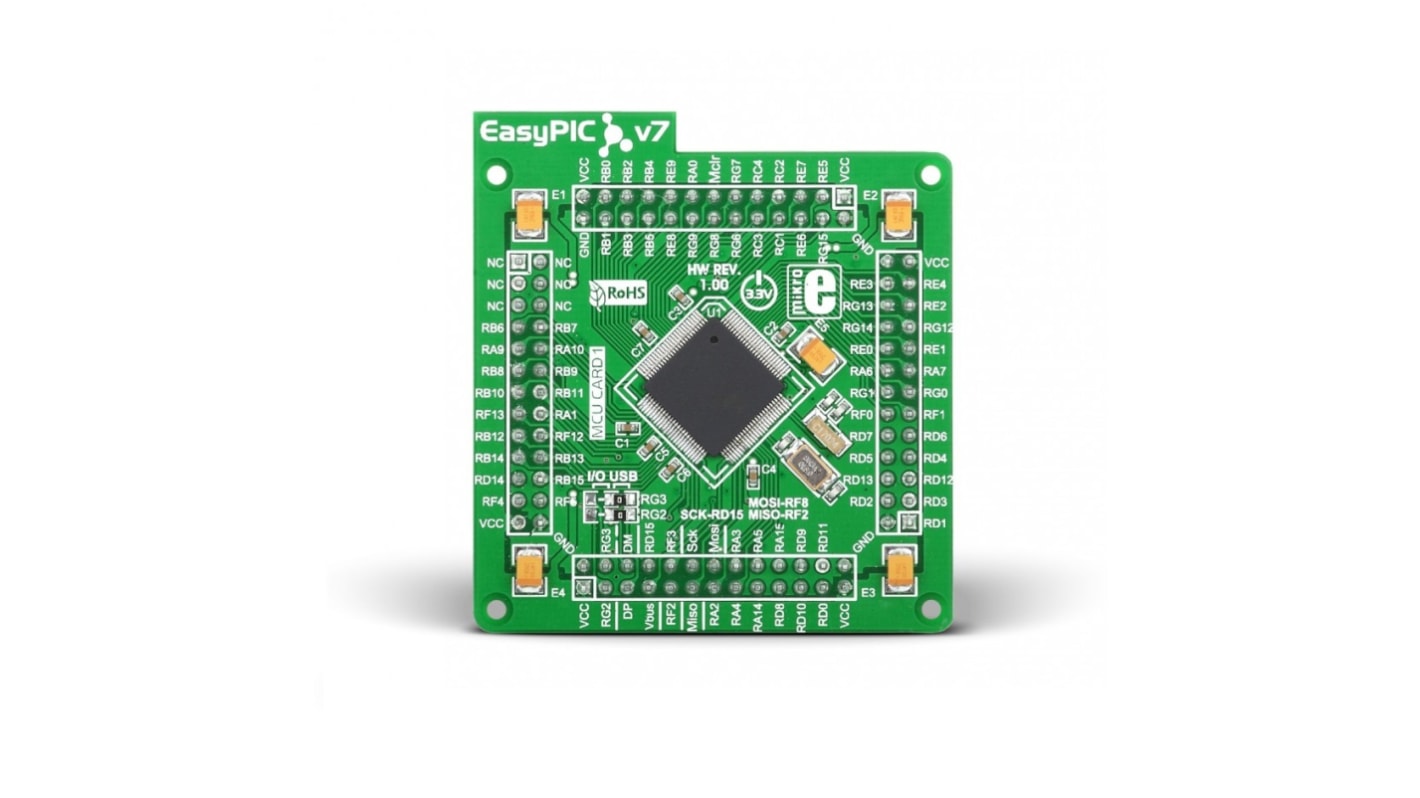 Brand-Rex EasyPIC FUSION v7 MCUcard Microcontroller MCU Card MIKROE-1516