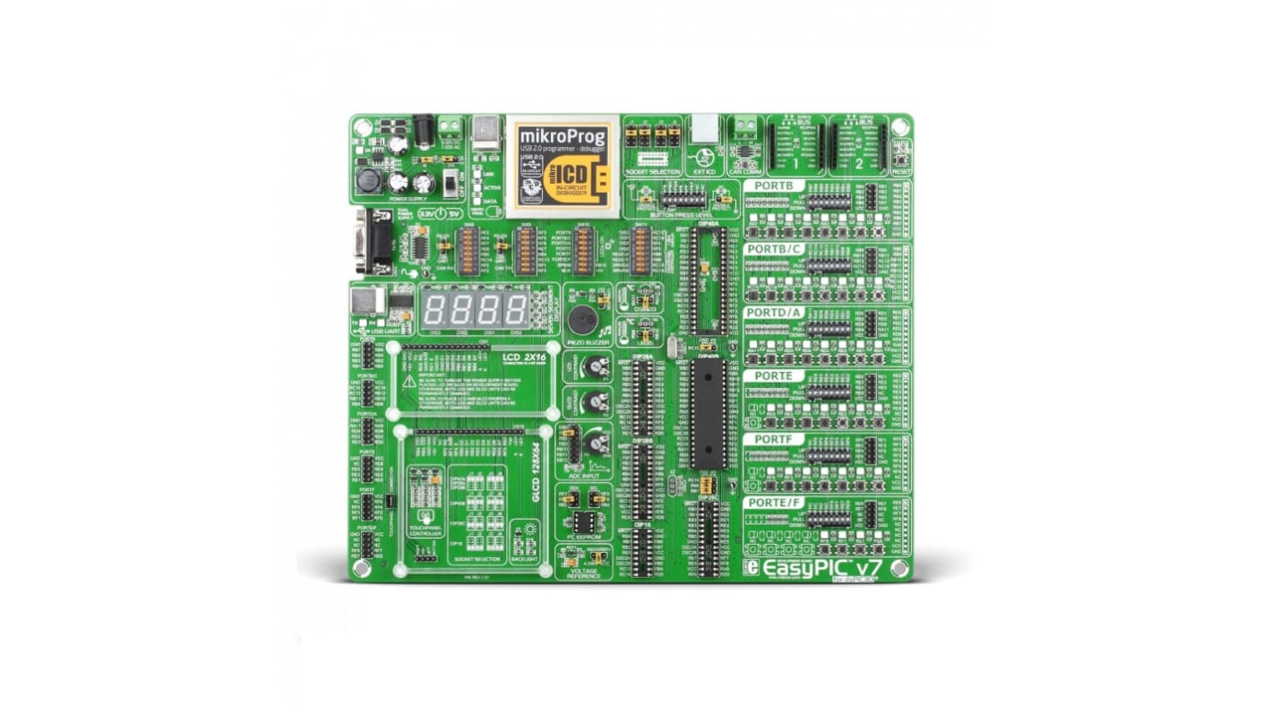 Brand-Rex EasyPIC v7 For dsPIC30 USB Development Board MIKROE-1153