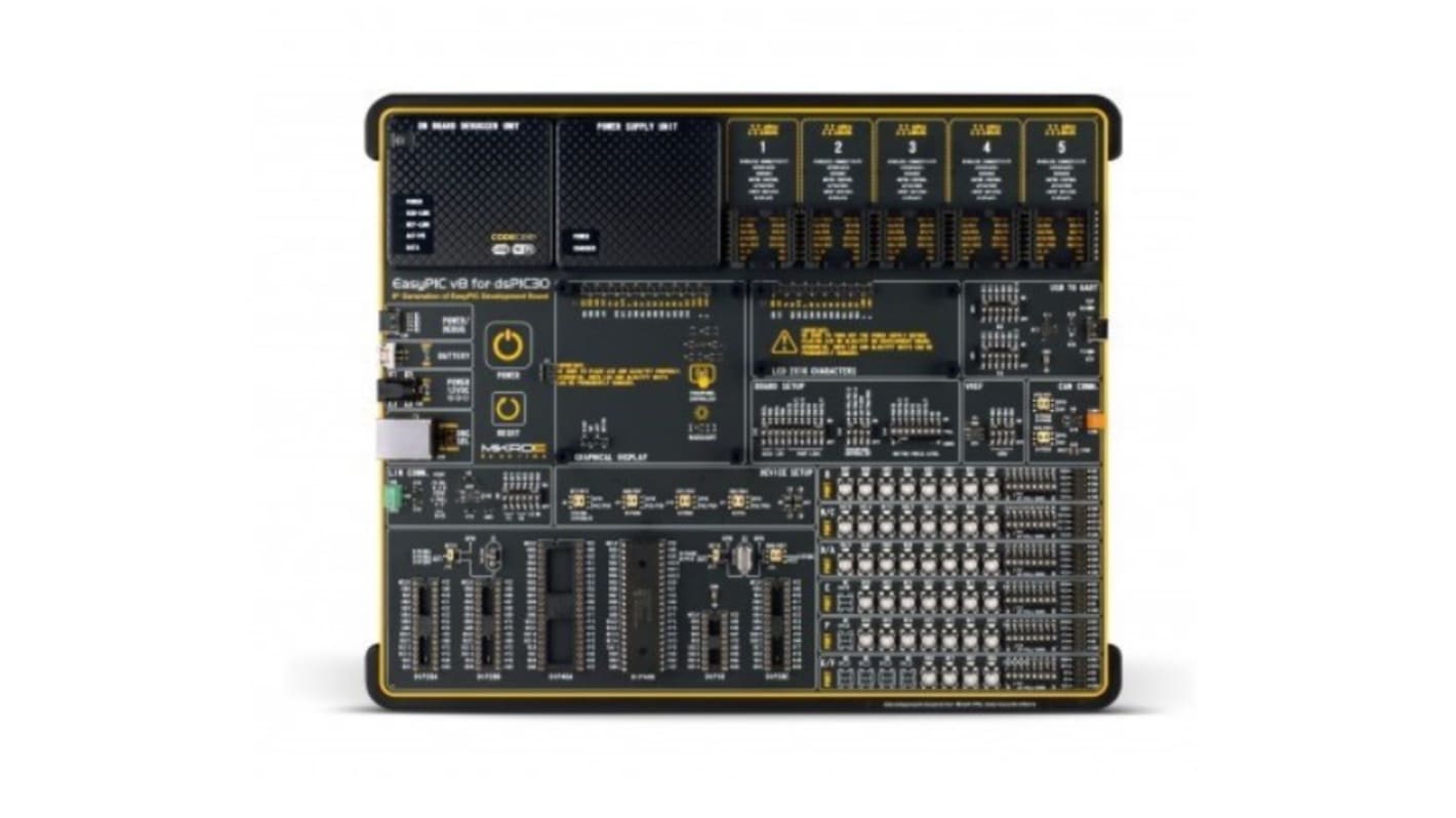 Brand-Rex EasyPIC v8 For dsPIC30 Microcontroller Development Board MIKROE-5388